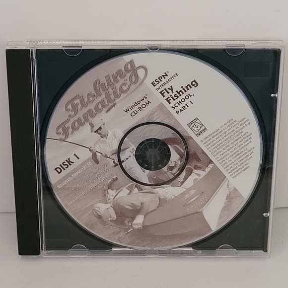 Ultra Rare Vintage FISHING FANATIC  (1996, PC CD-ROM) 3-Disc Boxset & Fish Pen. - Picture 8 of 13